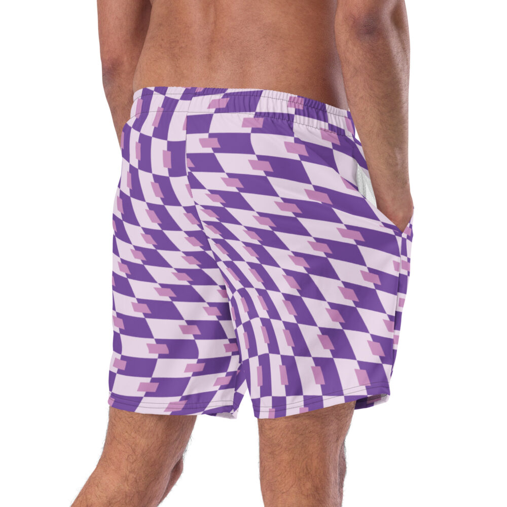 Rolling Stoned Swim Trunks - Grandaddy Purple