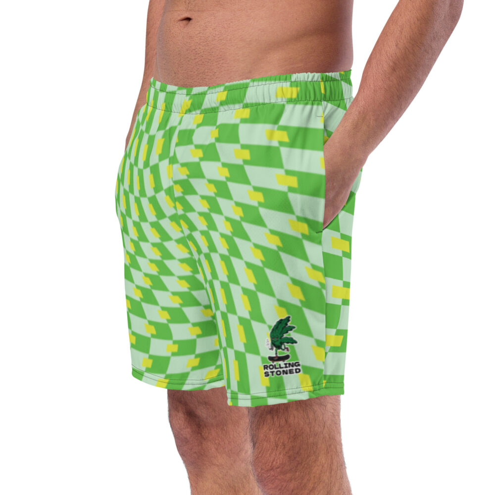 Rolling Stoned Swim Trunks - Pineapple Express