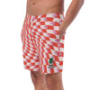Rolling Stoned Swim Trunks - Super Red Espresso Snowflake