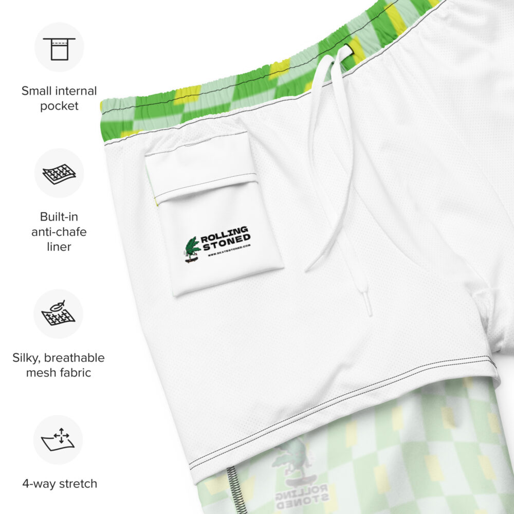 Rolling Stoned Swim Trunks - Pineapple Express