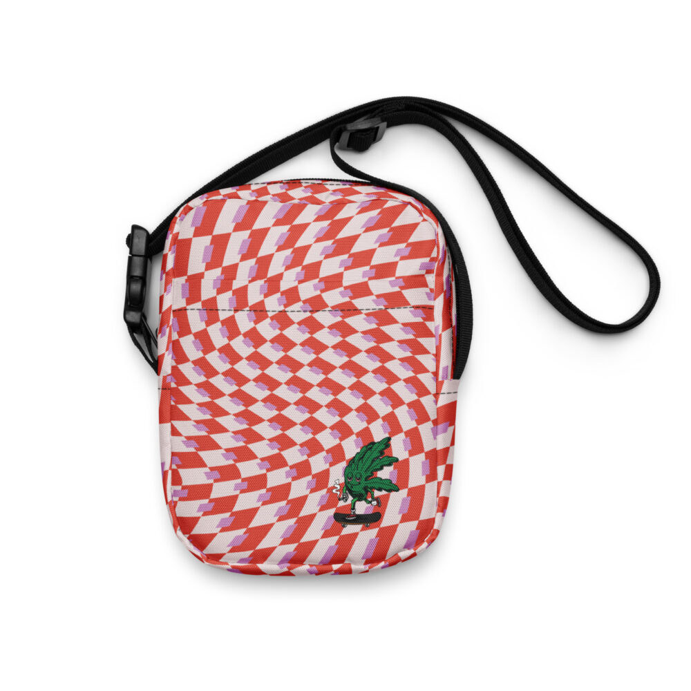 Rolling Stoned Utility Crossbody Bag – Super Red Espresso Snowflake