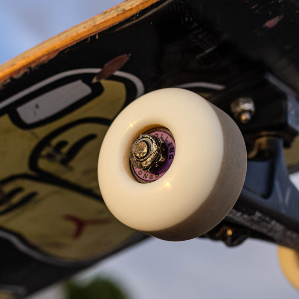 AAAA-RS-7 Rolling Stoned Precision Stainless Steel 8mm Bearings - Purple Quads
