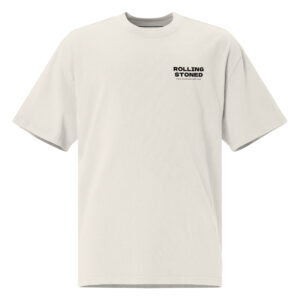 Rolling Stoned Oversized Faded Skateboarding T-Shirt